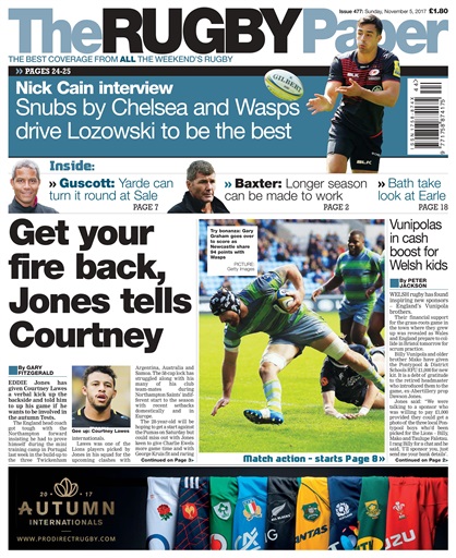 rugby news paper