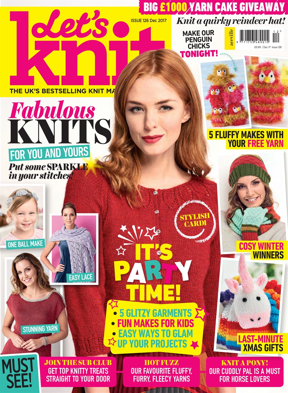 Let's Knit Magazine Dec17 Back Issue