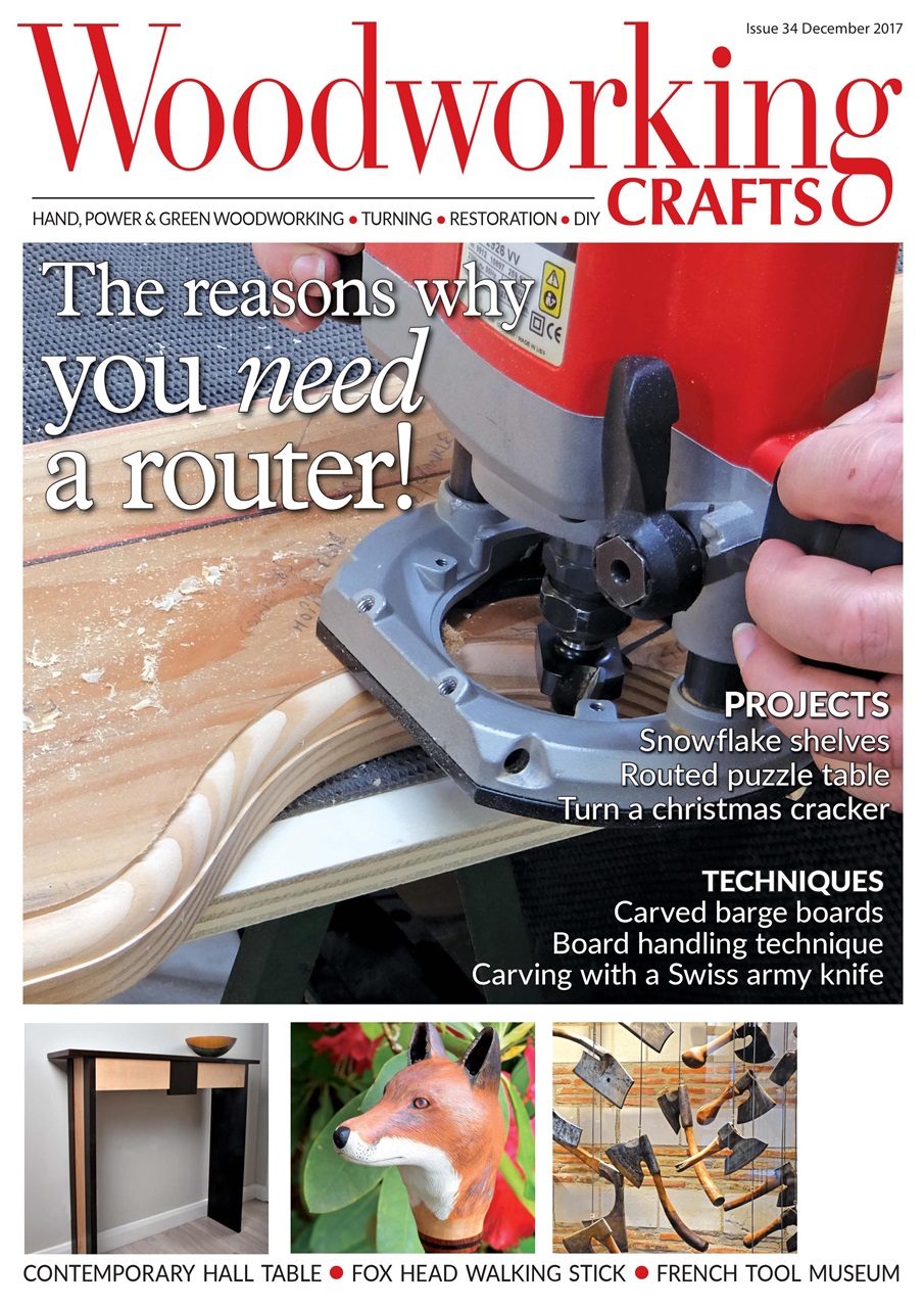 Woodworking Crafts Magazine December 2017 Back Issue