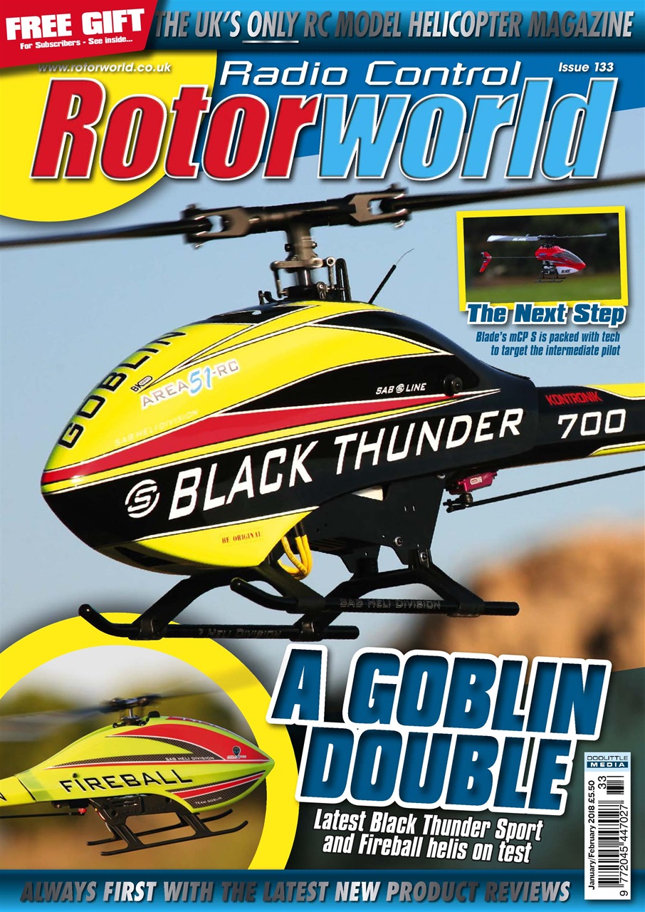Radio Control Rotor World Magazine 133 January 2018 Back Issue