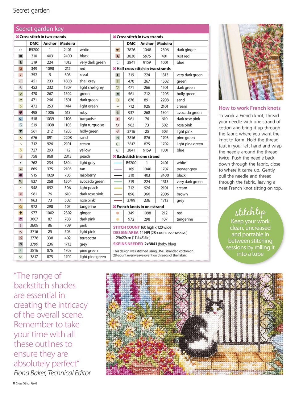 Cross Stitch Gold Magazine December 2017 Back Issue