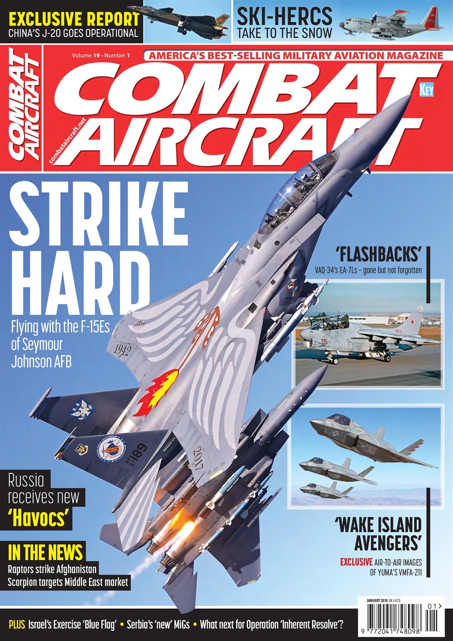 Combat Aircraft Journal Magazine - January 2018 Back Issue