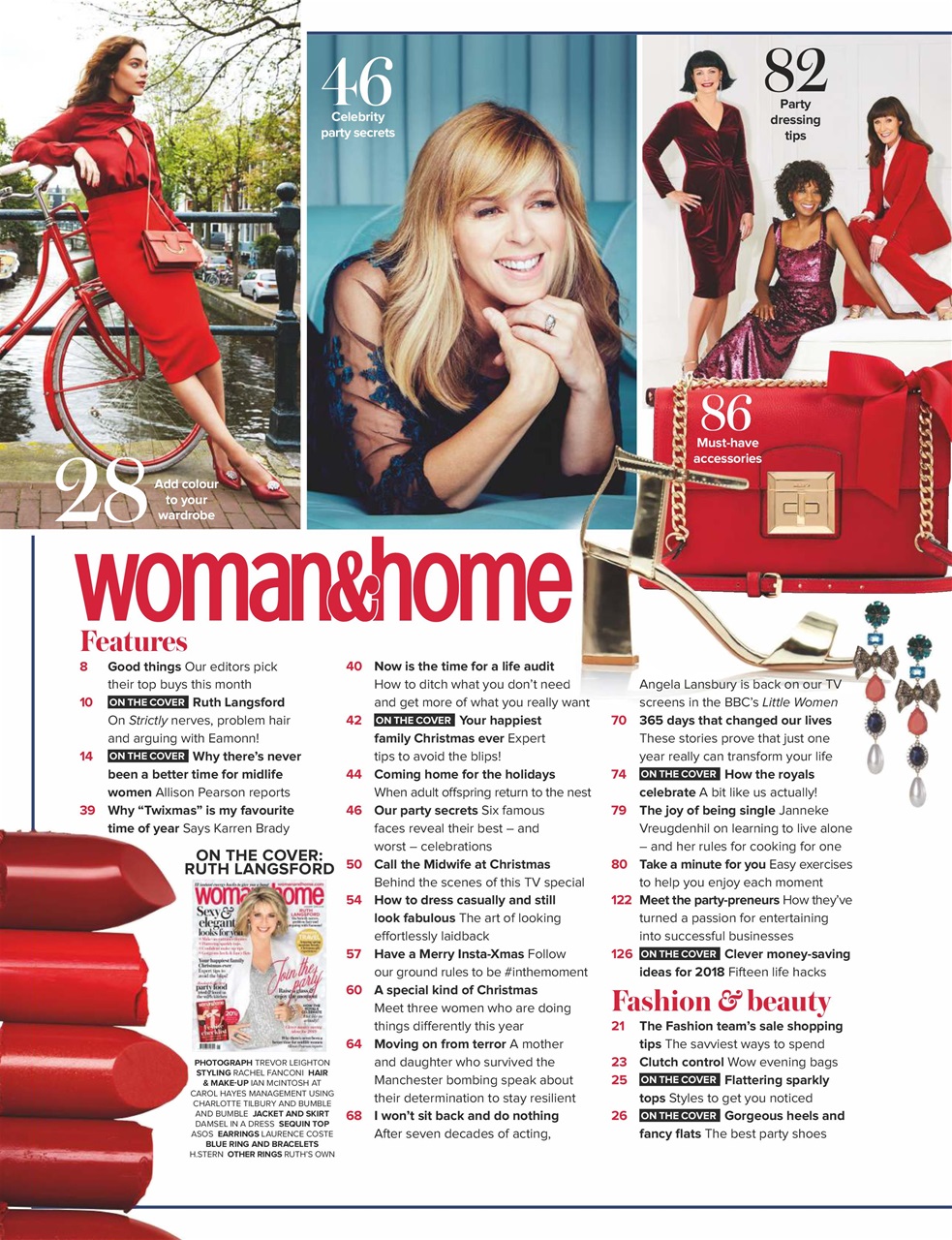 Woman & Home Magazine January 2018 Back Issue