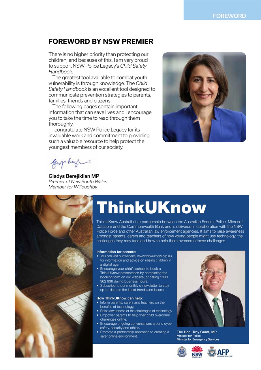 NSW Child Safety Handbook NSW Summer Edition 2017/18 Back Issue