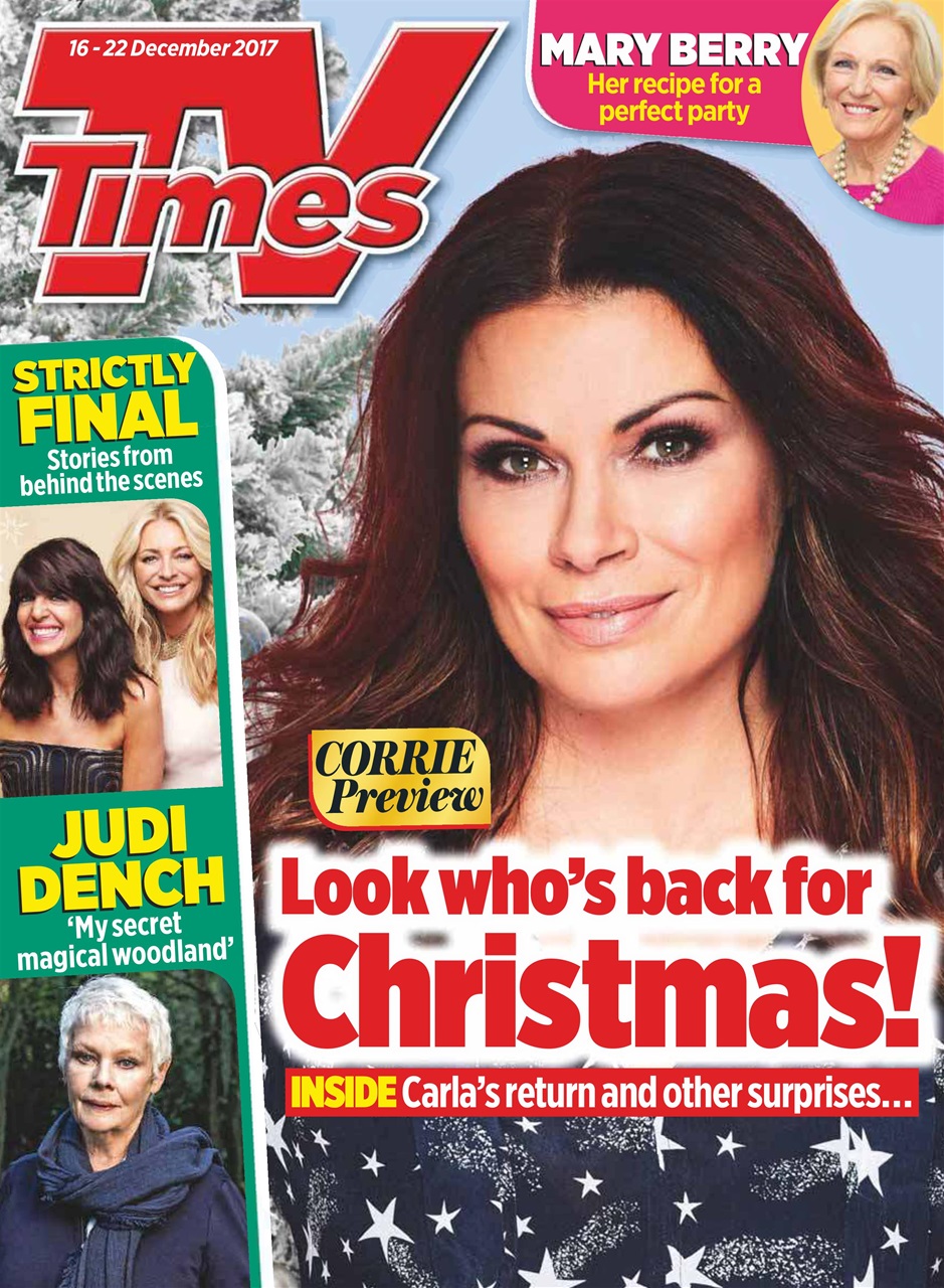 TV Times Magazine 16th December 2017 Subscriptions Pocketmags