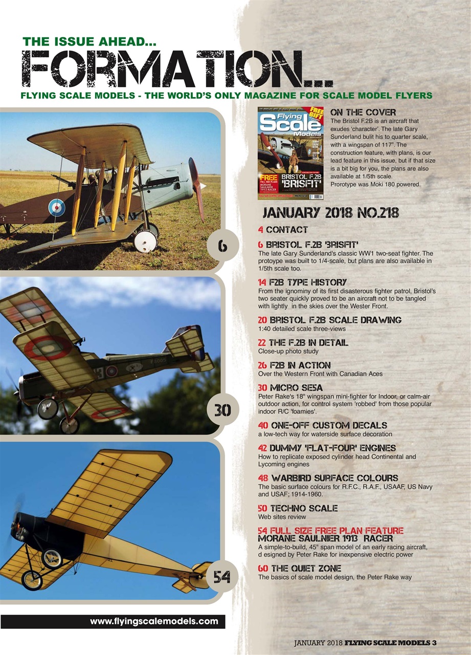 Radio Control Model Flyer Magazine January 2018 Back Issue