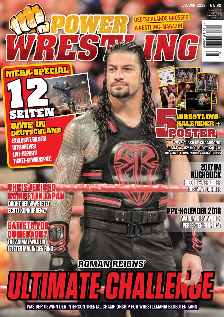 PowerWrestling Magazine Januar 2018 Back Issue