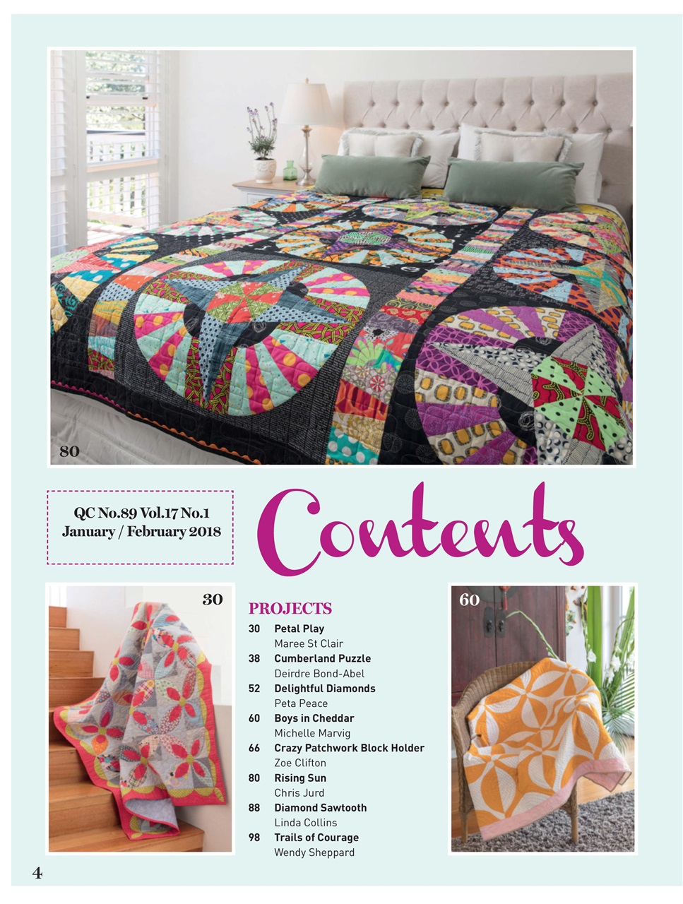 Quilters Companion Magazine - Issue#89 - 2018 Back Issue