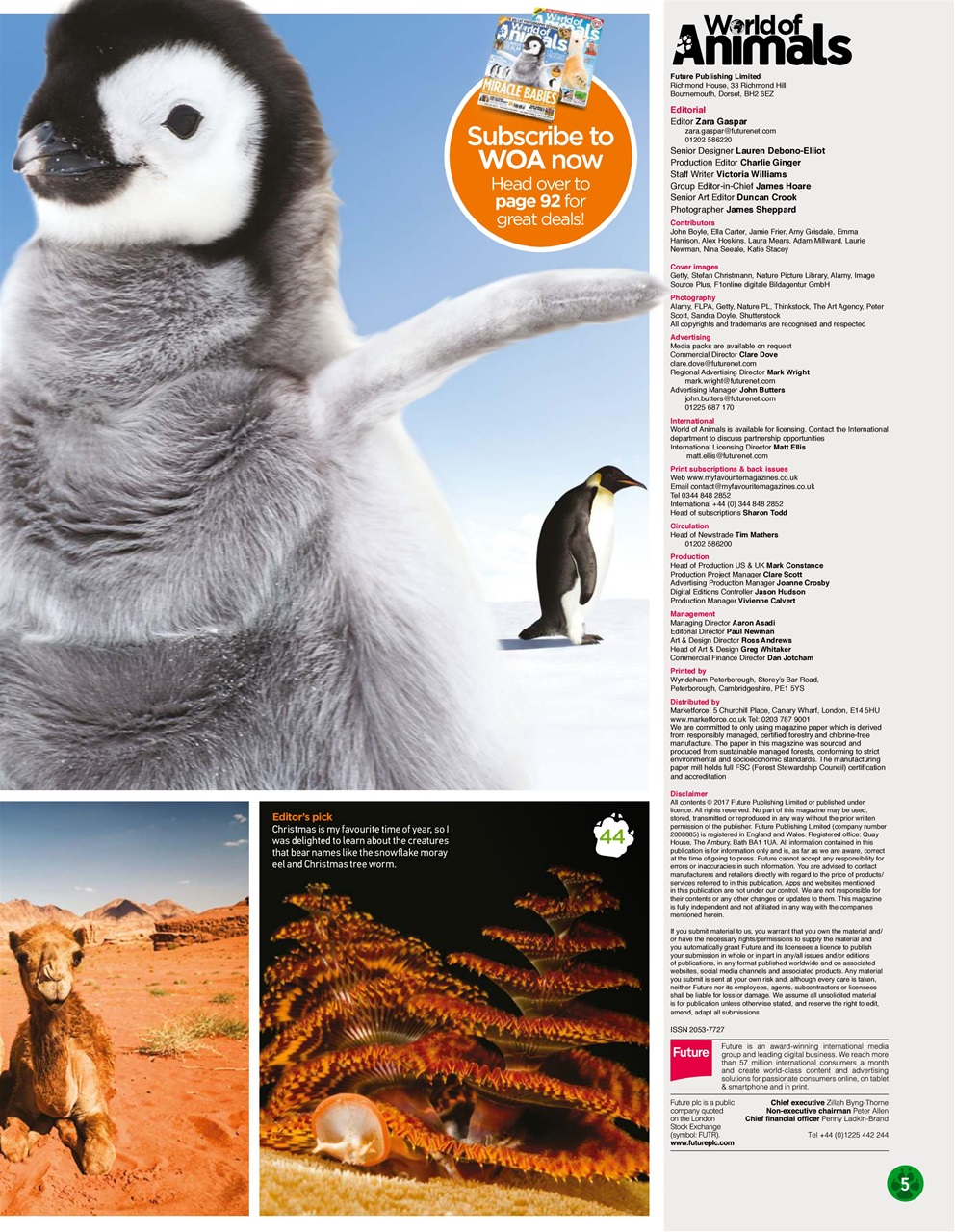 World of Animals Magazine - Issue 54 Back Issue