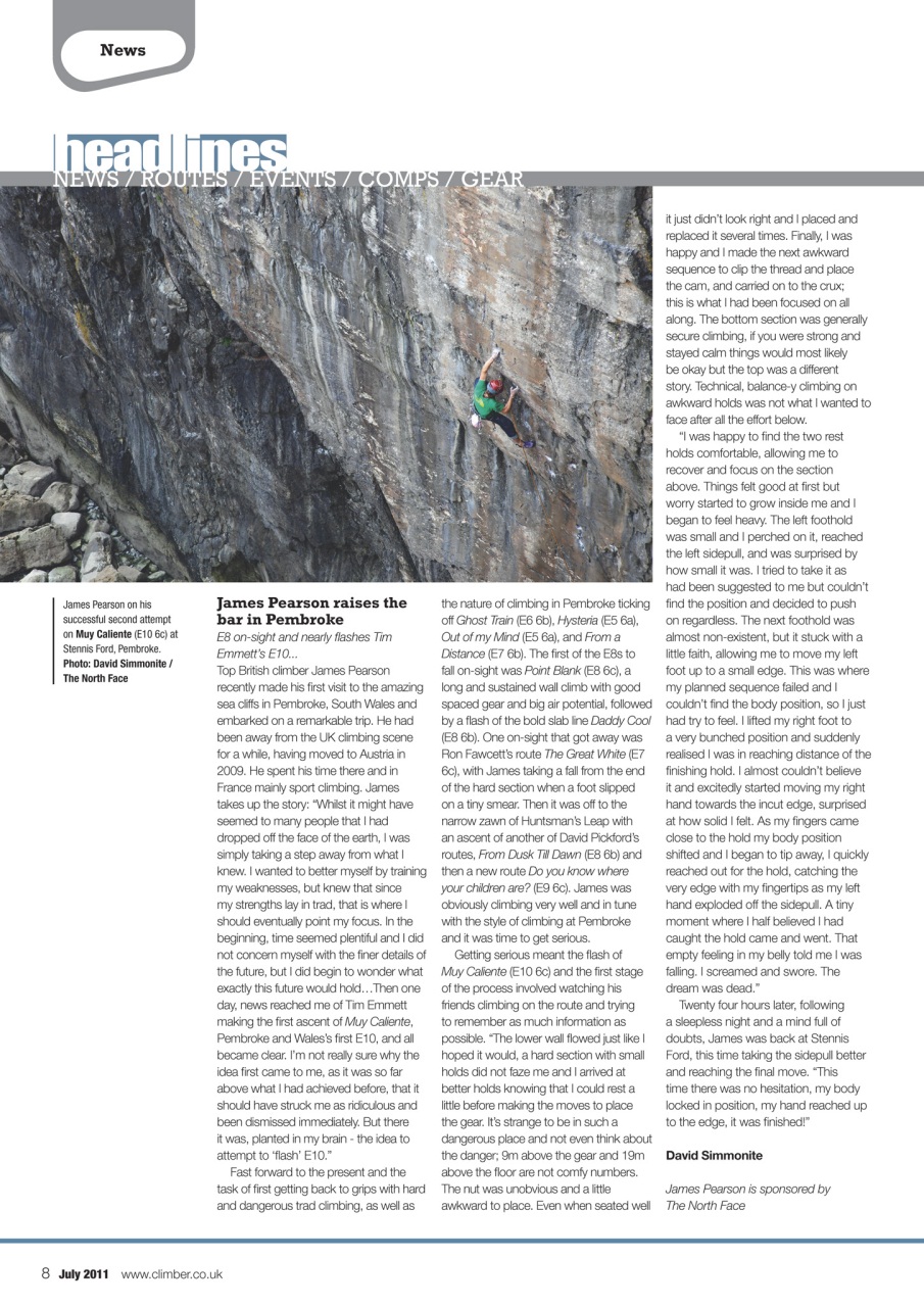Climber Magazine Climber Jul11 Back Issue