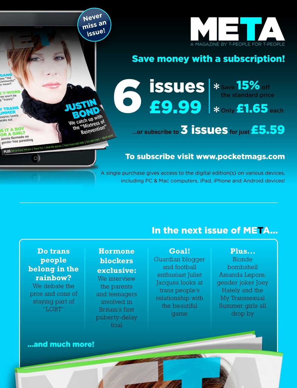 META Magazine META issue 1 Back Issue