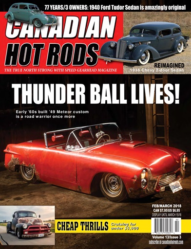 Canadian Hot Rods Magazine - CHR feb/mar 2018 Subscriptions | Pocketmags