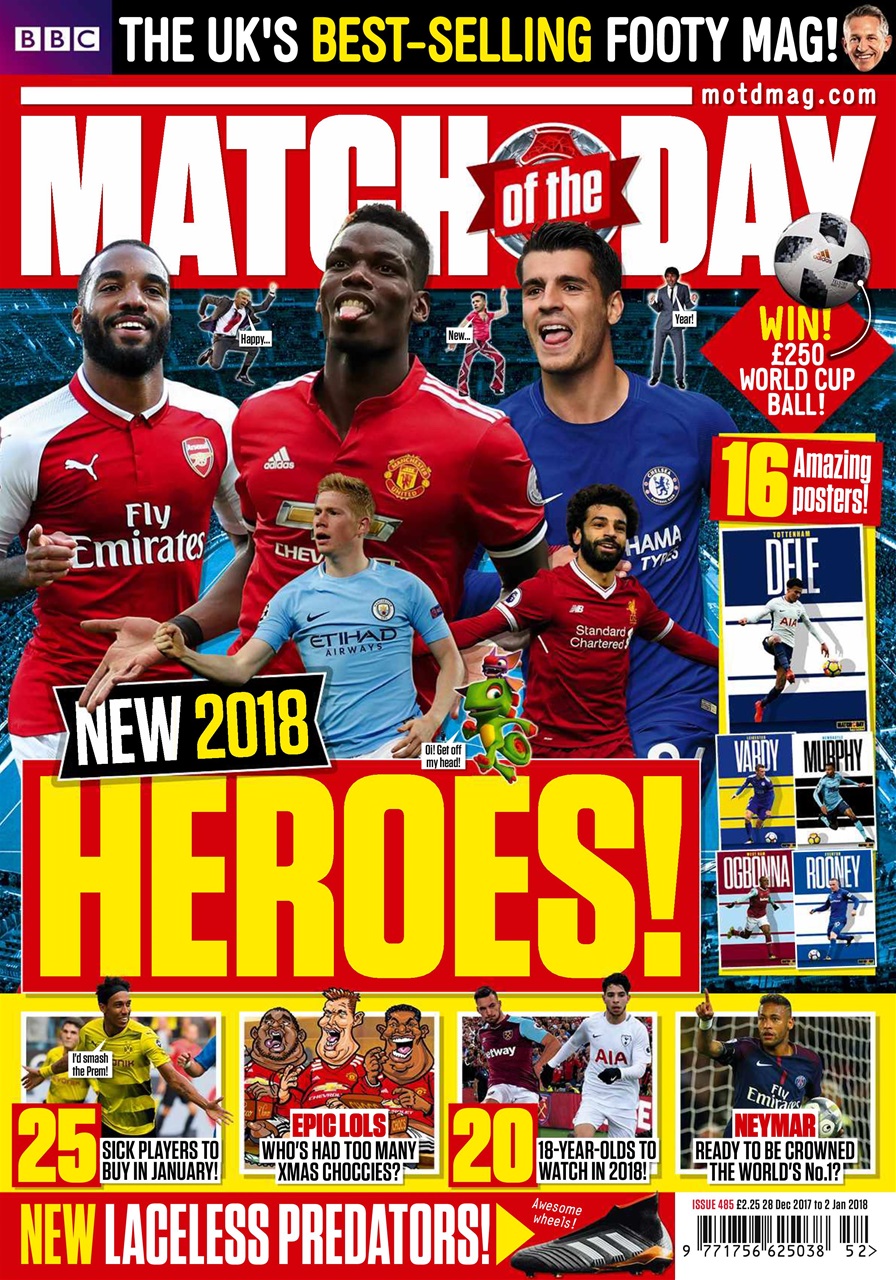 Match of the Day Magazine Issue 485 Back Issue