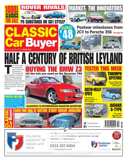 Classic Car Buyer Magazine - 10 January 2018 Back Issue