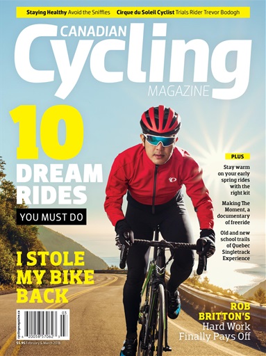 Canadian Cycling Magazine Volume 9 Issue 1 Back Issue
