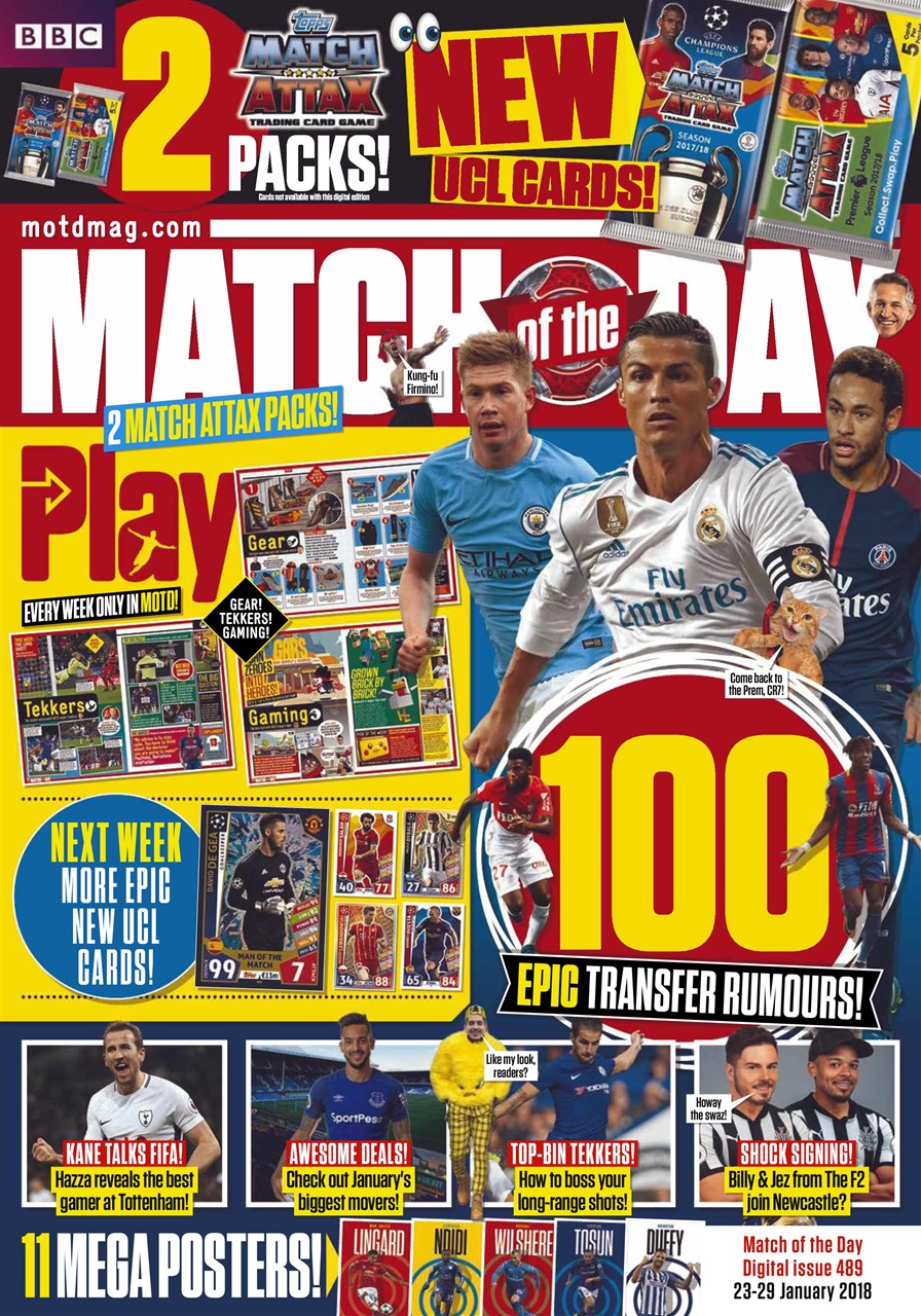 Match of the Day Magazine Issue 489 Back Issue