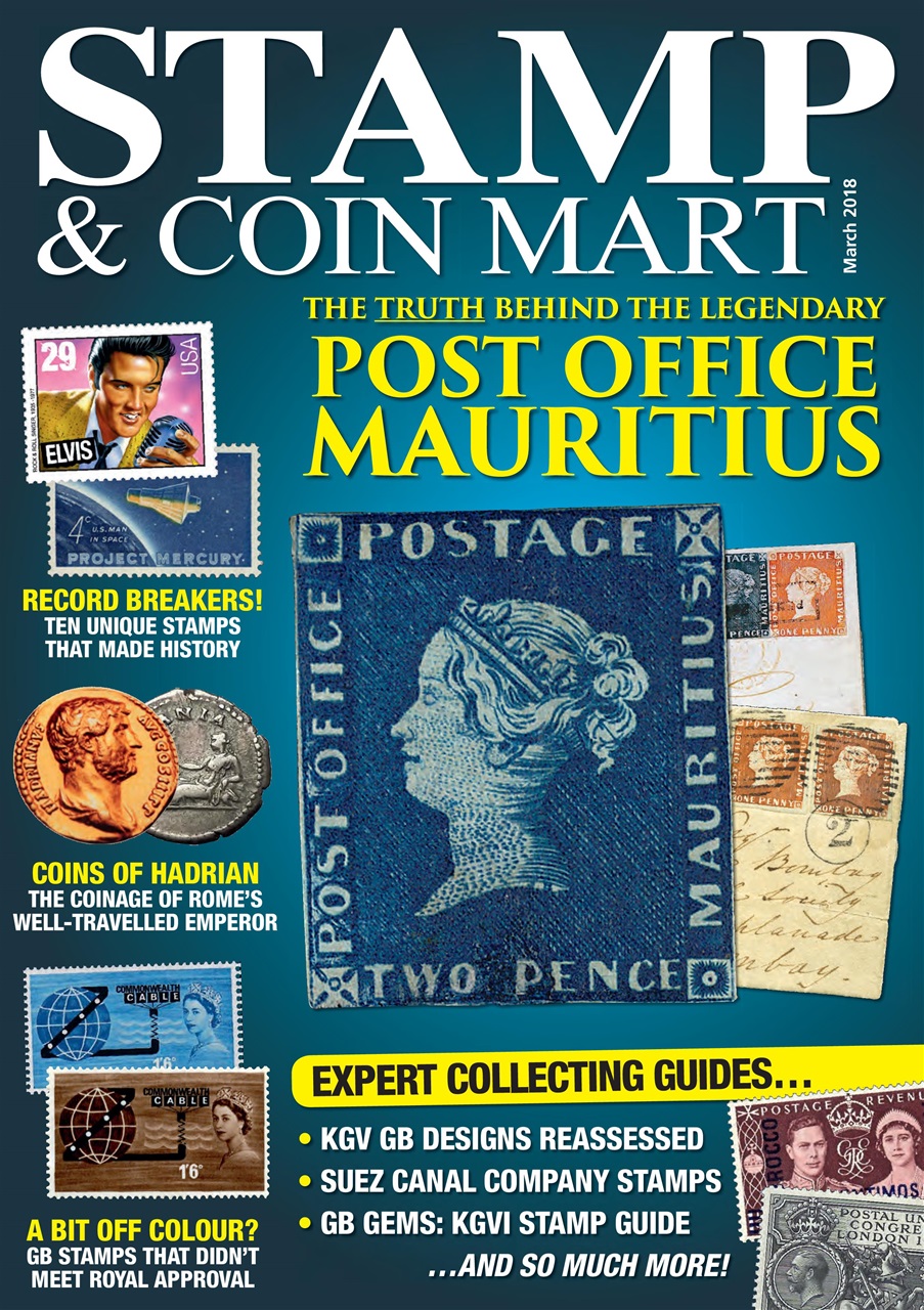 Stamp Collector Magazine March 2018 Back Issue