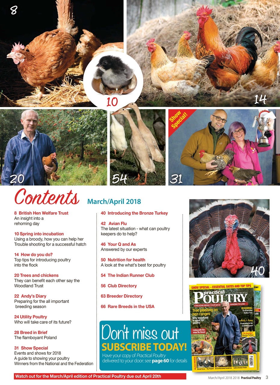 Practical Poultry Magazine - March/April 2018 Back Issue