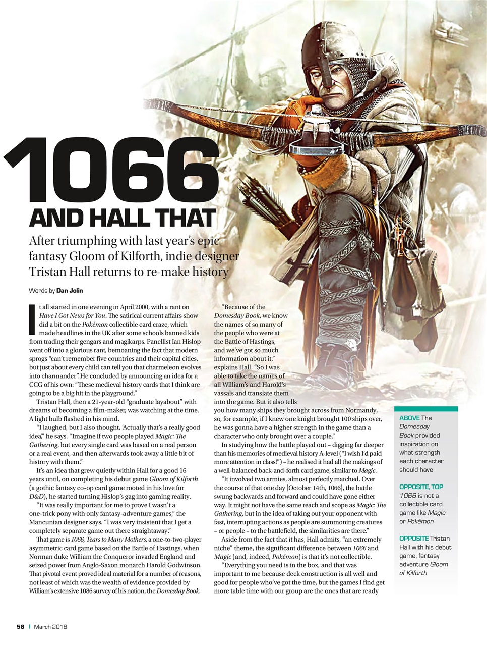 Tabletop Gaming Magazine March 2018 (16) Subscriptions Pocketmags