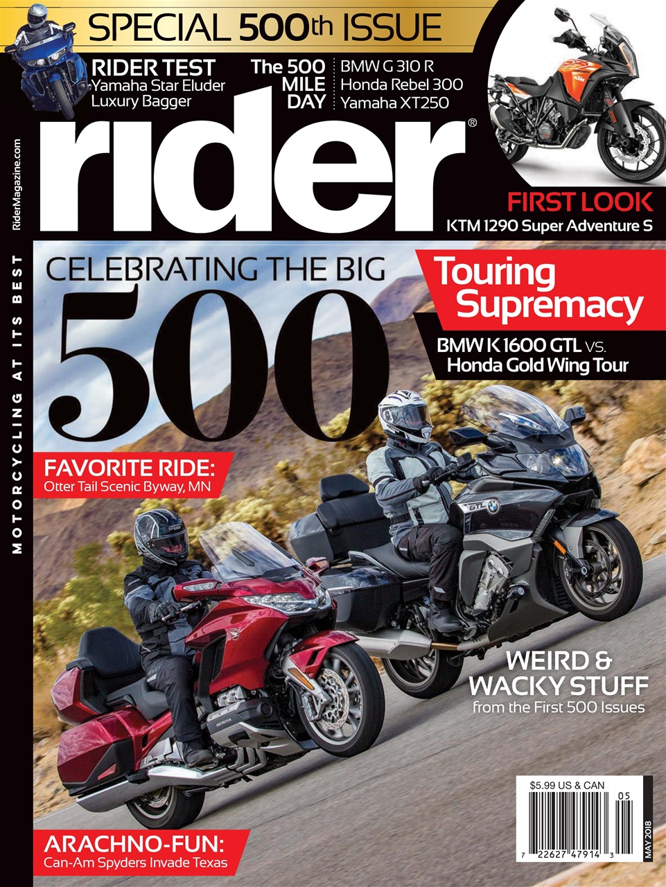 Rider Magazine May 2018 Back Issue