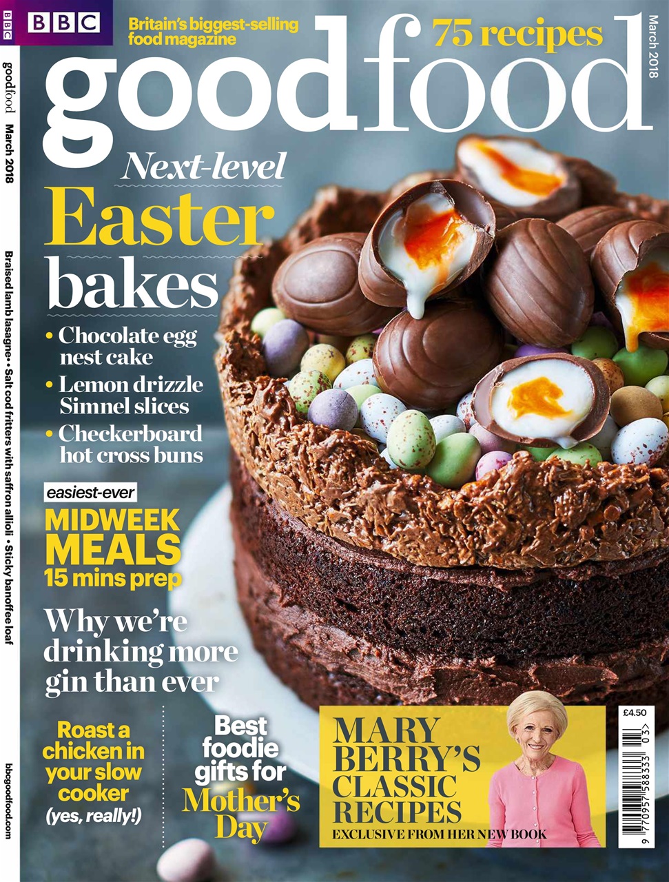 BBC Good Food Magazine March 2018 Back Issue