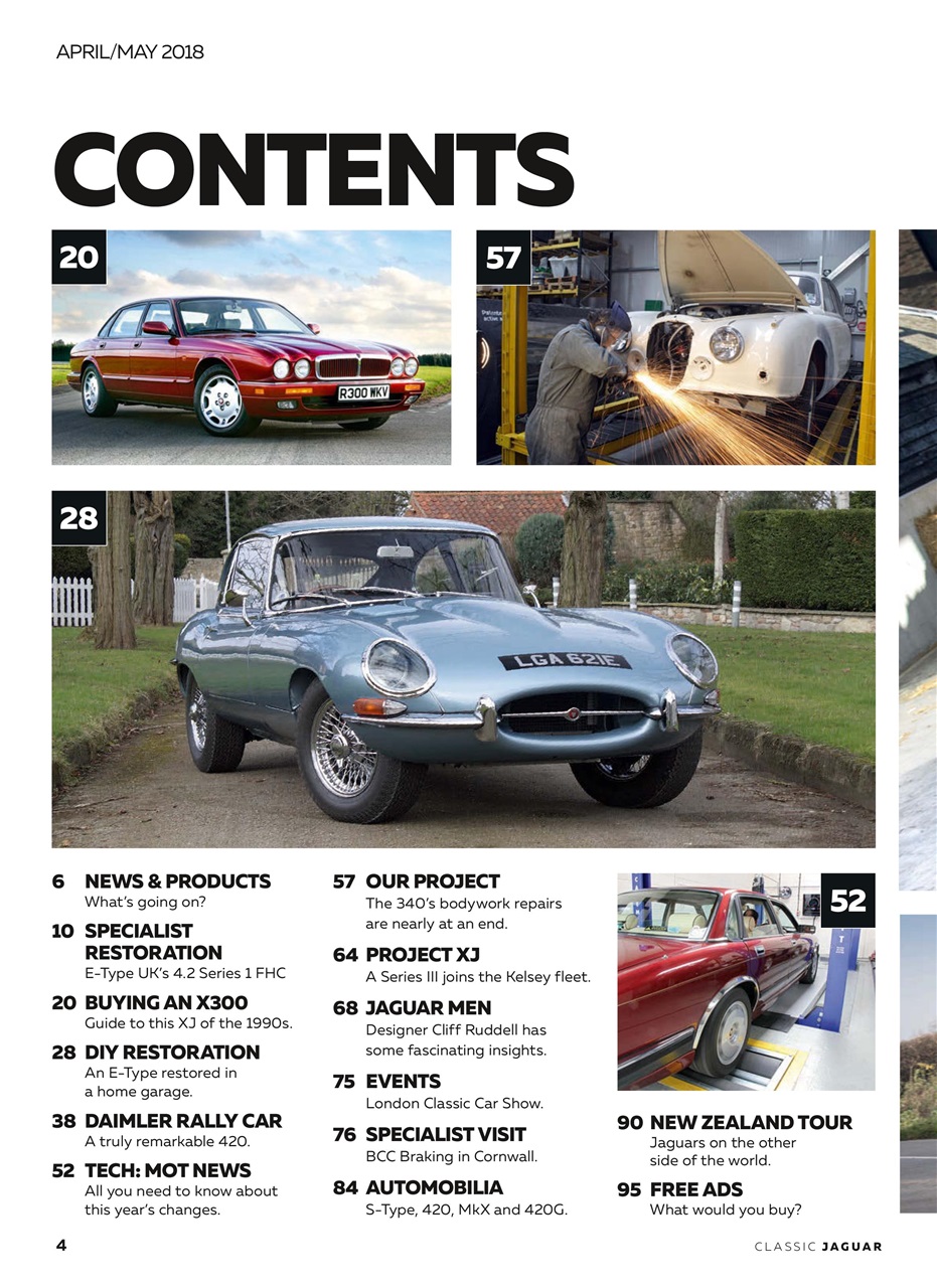 Classic Jaguar Magazine April/May 2018 Subscriptions Pocketmags