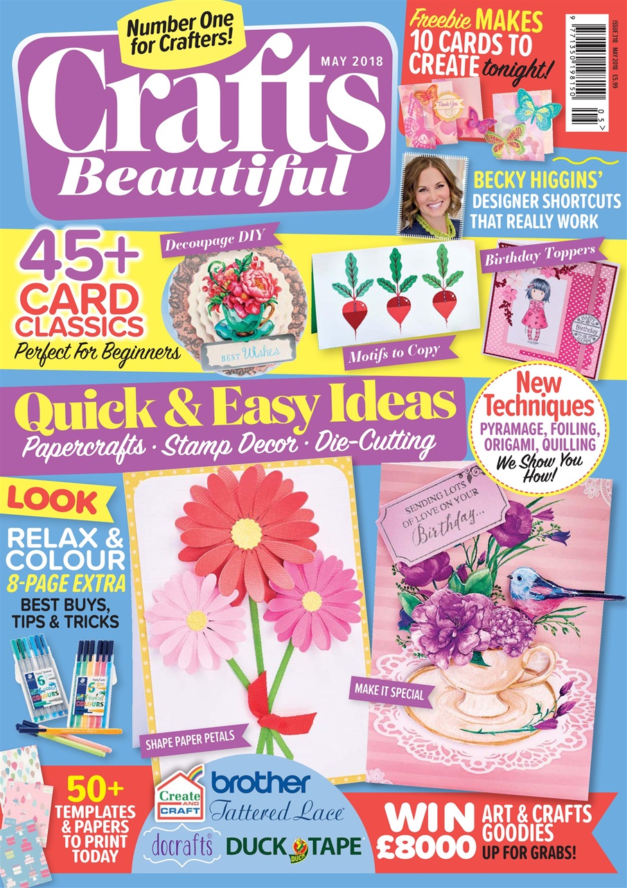 Crafts Beautiful Magazine - May-18 Back Issue