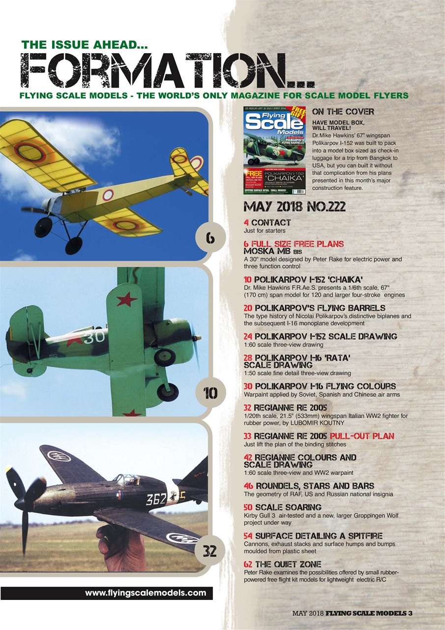 Radio Control Model Flyer Magazine May 2018 Back Issue