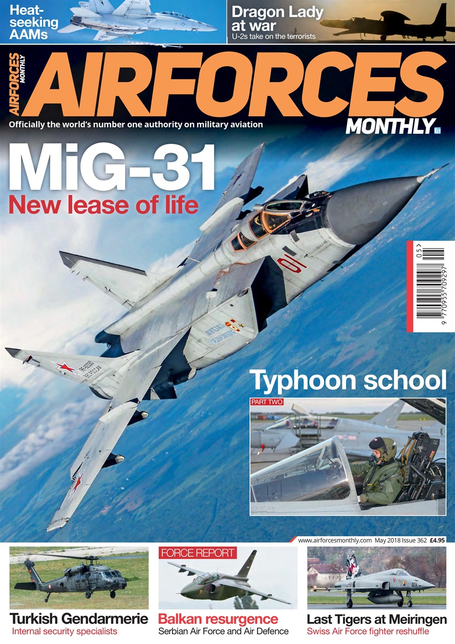 AirForces Monthly Magazine - May 2018 Back Issue