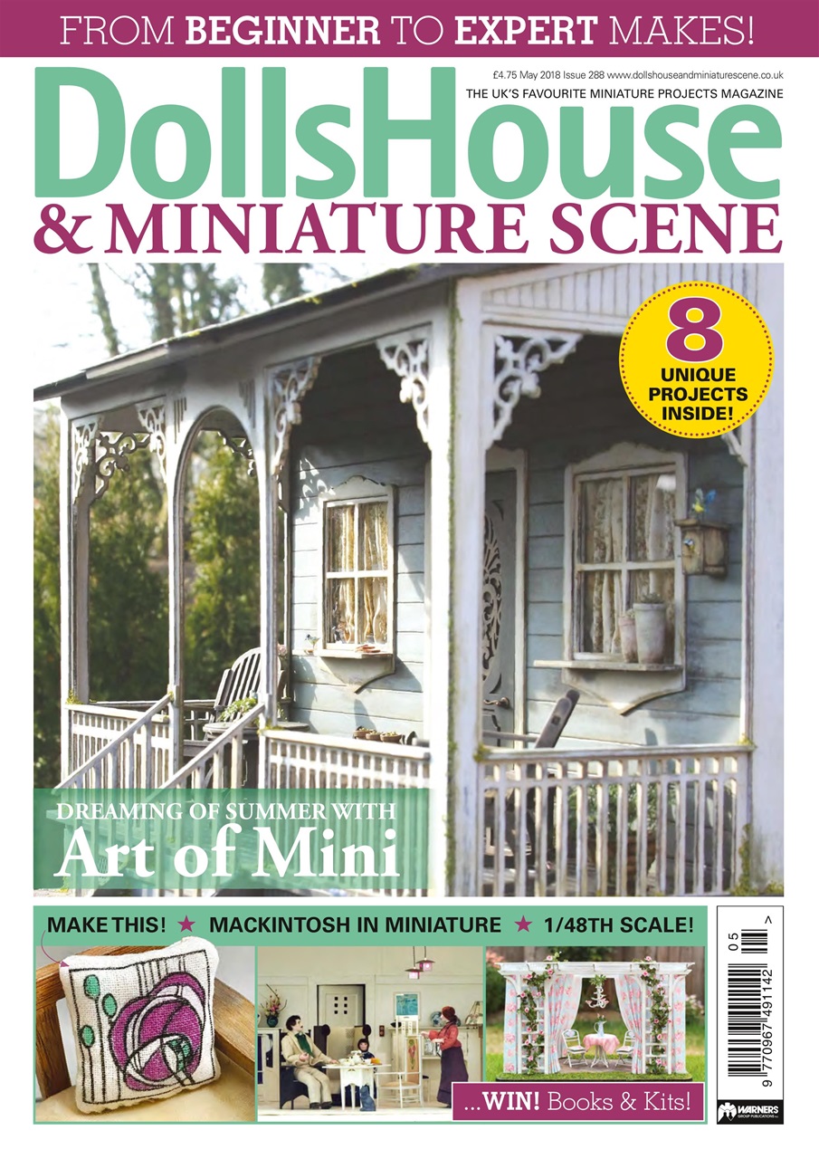 Dolls House and Miniature Scene Magazine May 2018 (288) Back Issue