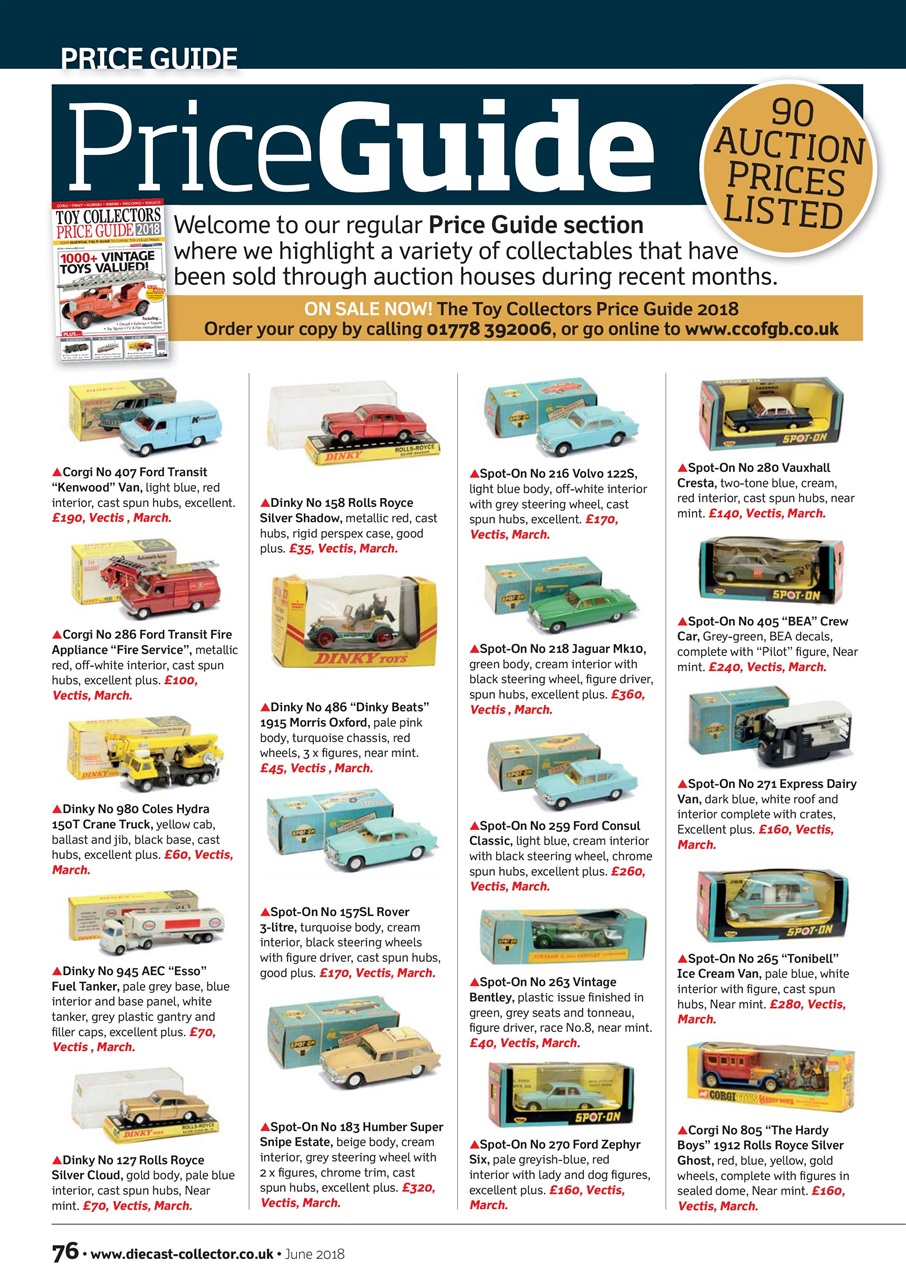 Diecast Collector Magazine June 2018 Subscriptions Pocketmags