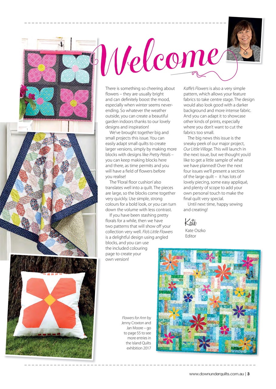 Down Under Quilts Magazine 183 Back Issue
