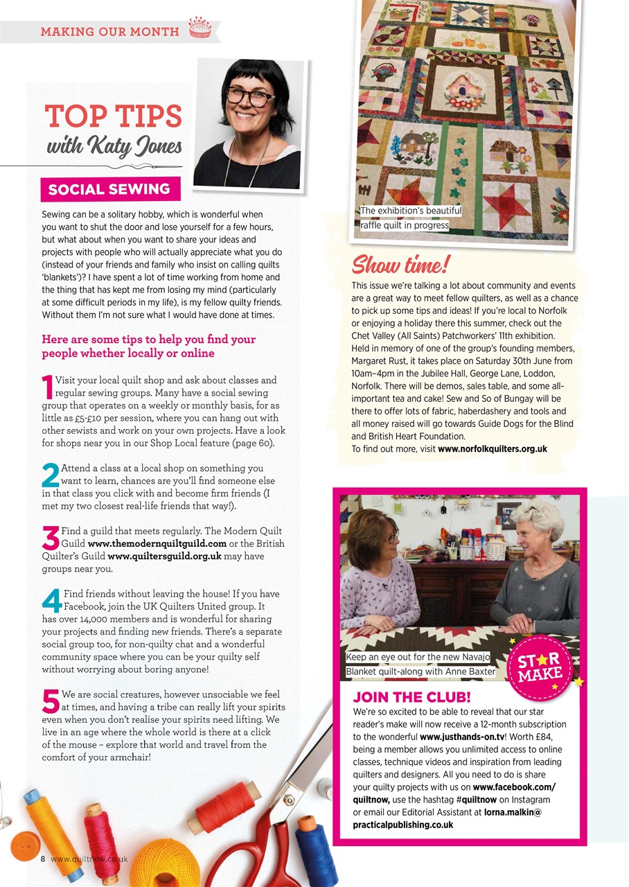 Quilt Now Magazine Issue 49 Back Issue