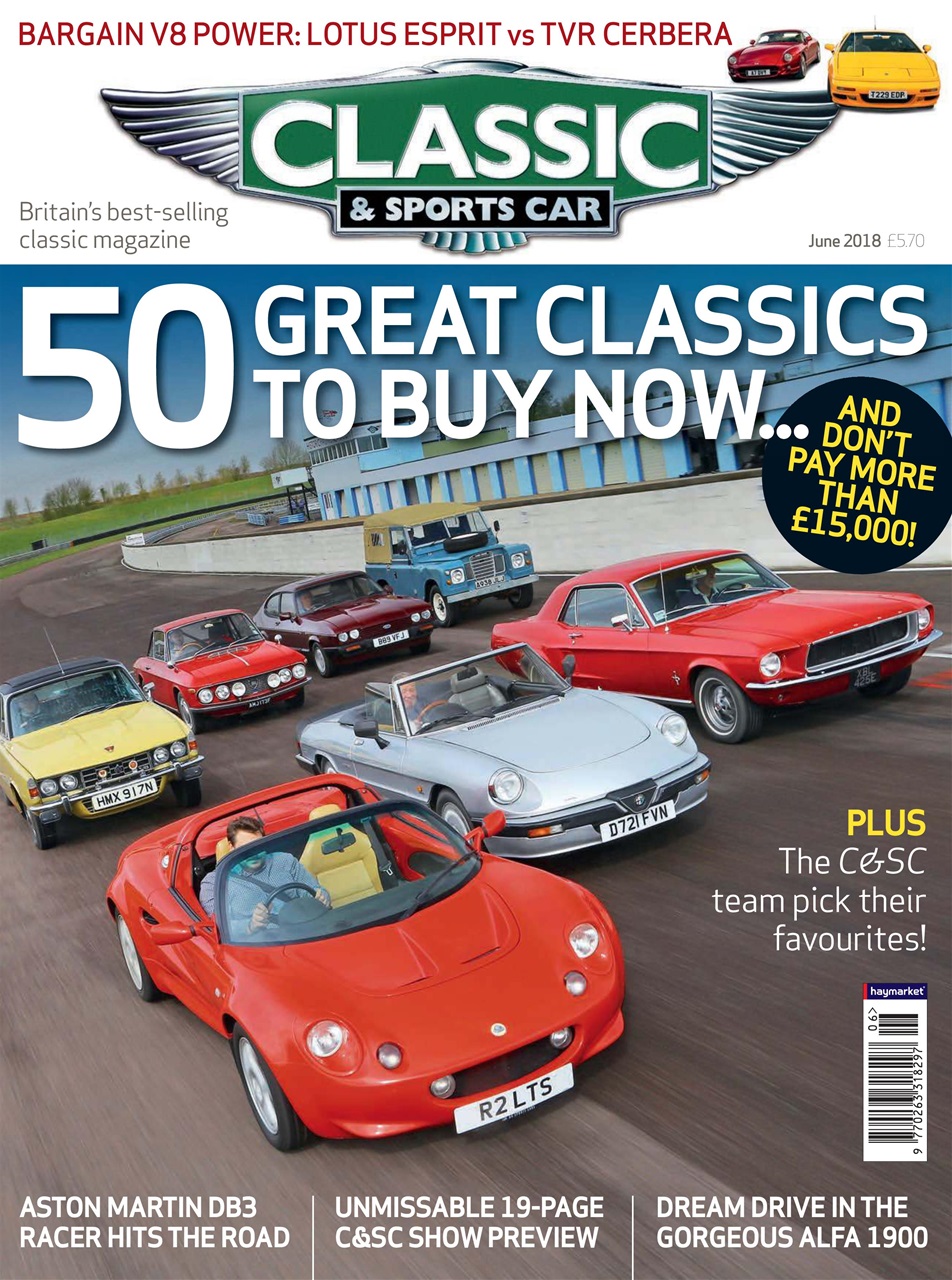 Classic & Sports Car Magazine June 2018 Back Issue