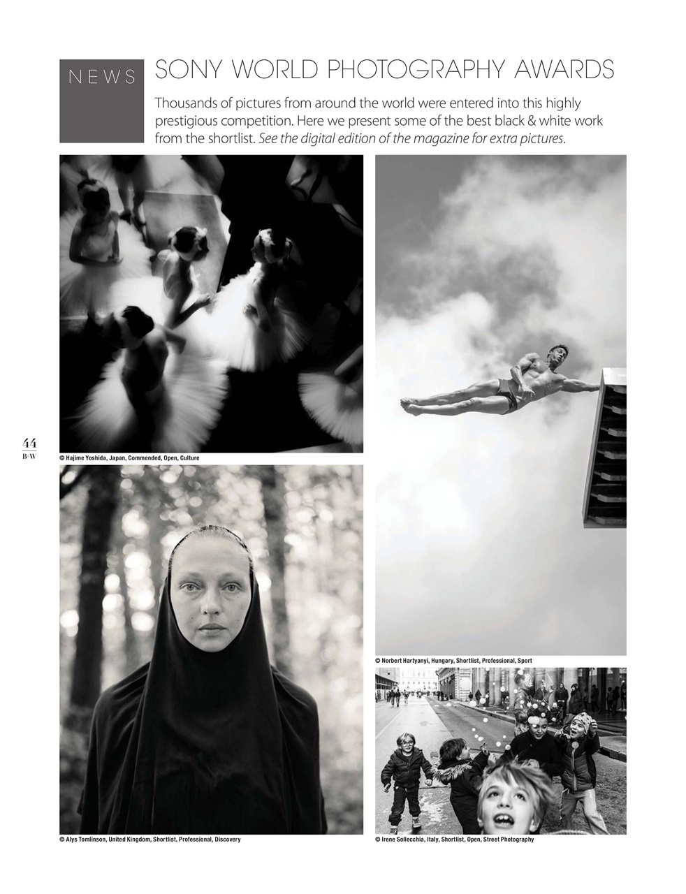 Black+White Photography Magazine June 2018 Back Issue