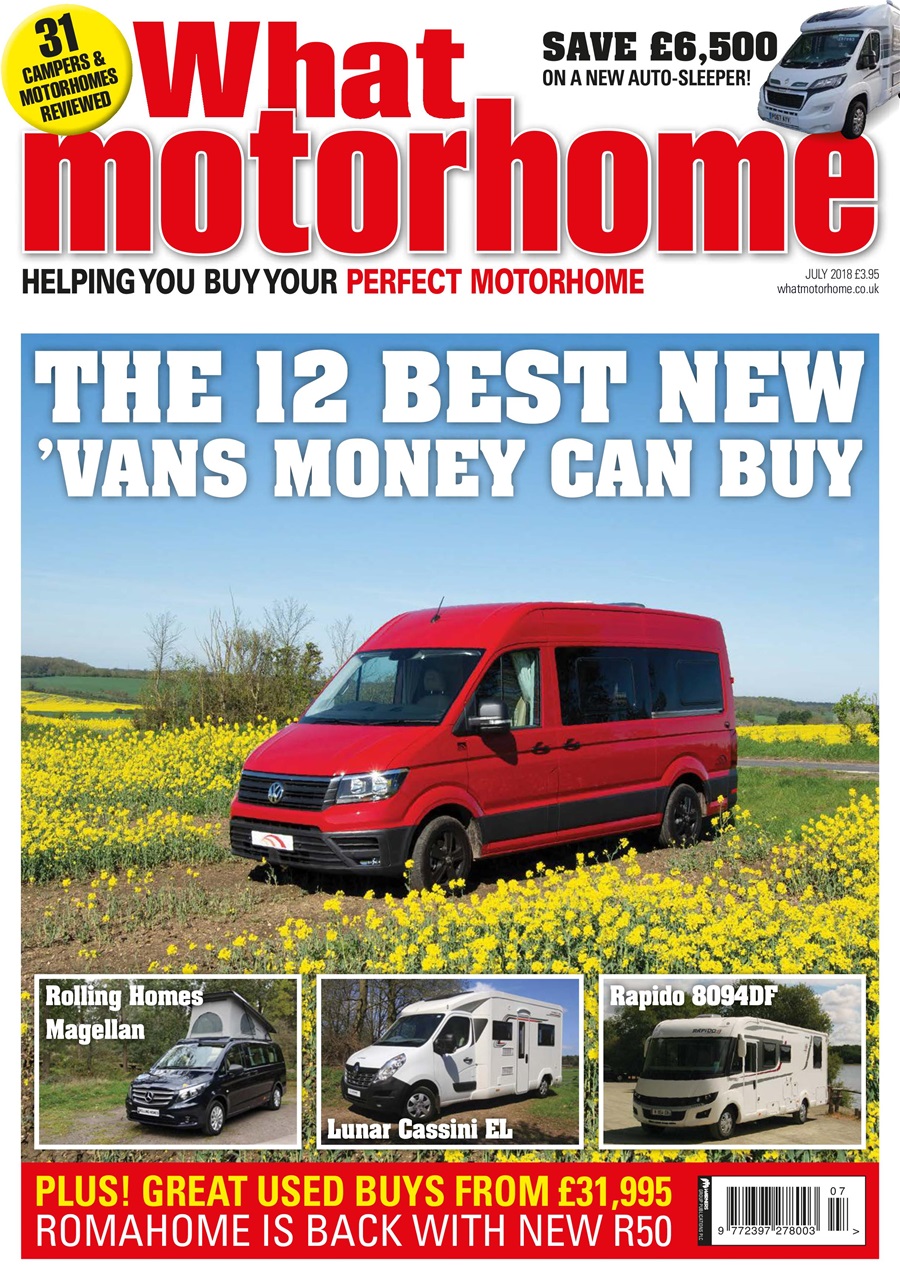 What Motorhome magazine What Motorhome the best motorohomes of 2018
