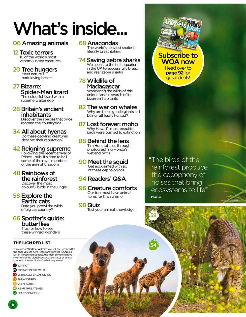 World of Animals Magazine - Issue 60 Back Issue
