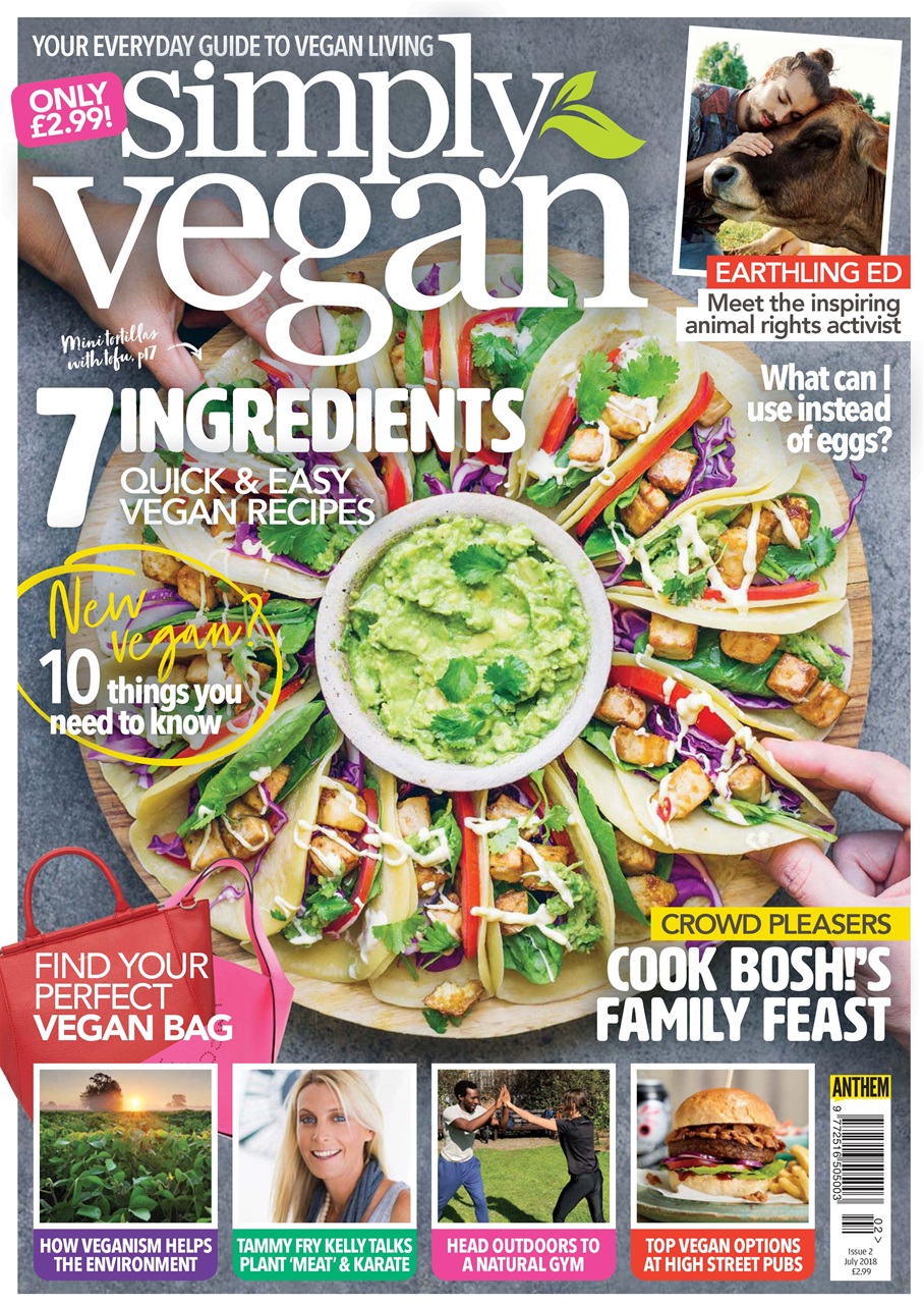 Simply Vegan Magazine - July 2018 Subscriptions | Pocketmags