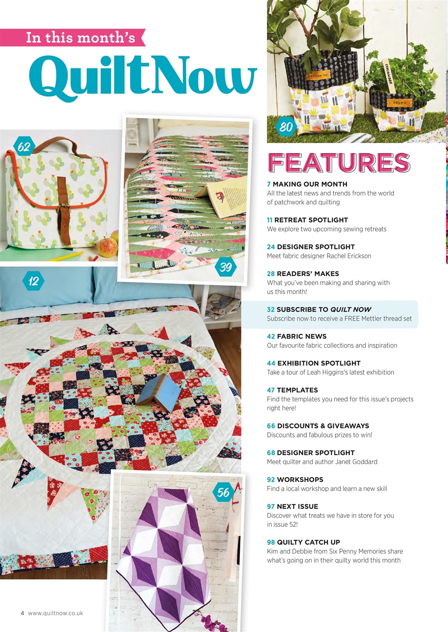 Quilt Now Magazine Issue 51 Back Issue