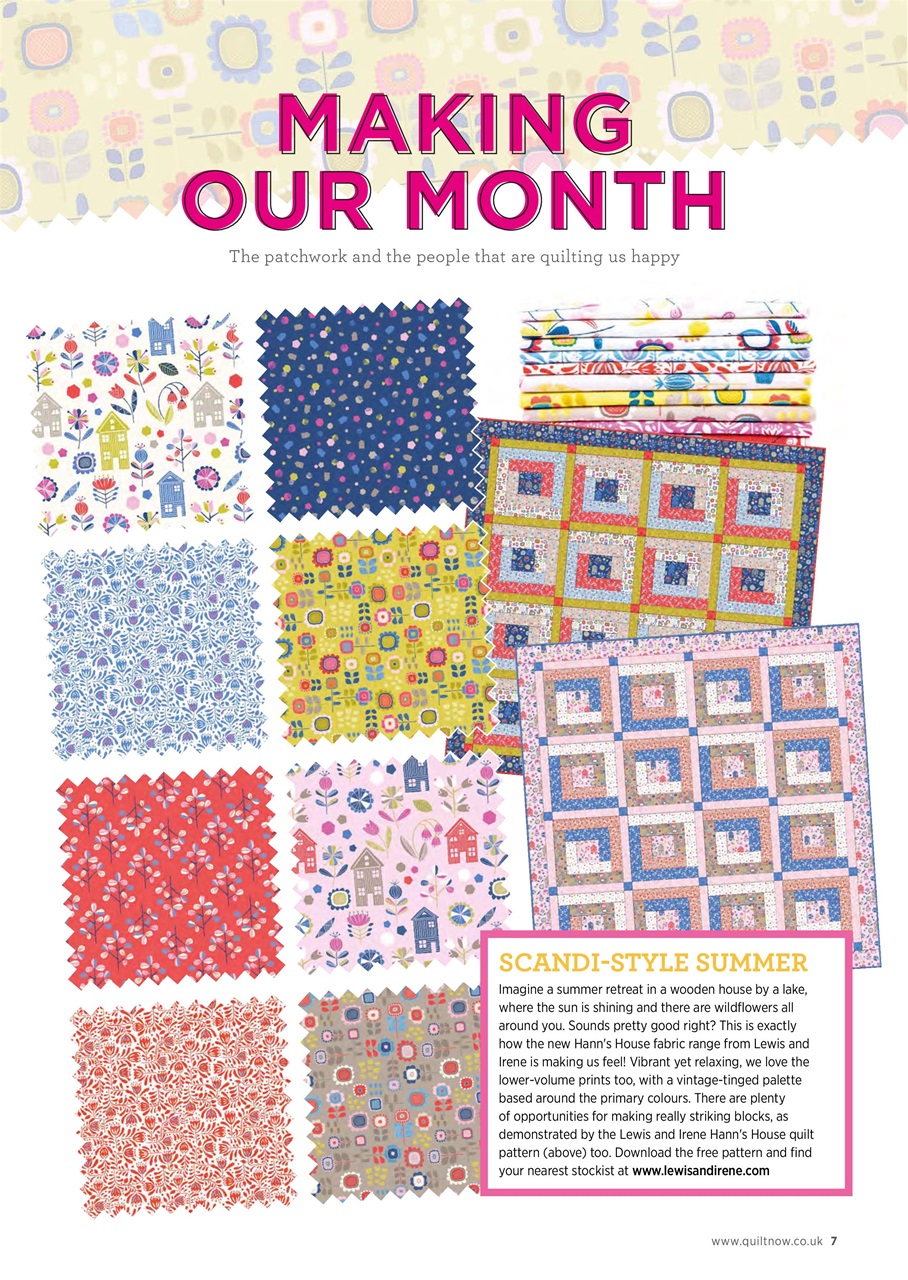 Quilt Now Magazine Issue 51 Back Issue