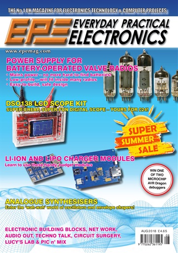 Practical Electronics Magazine - Aug-18 Back Issue