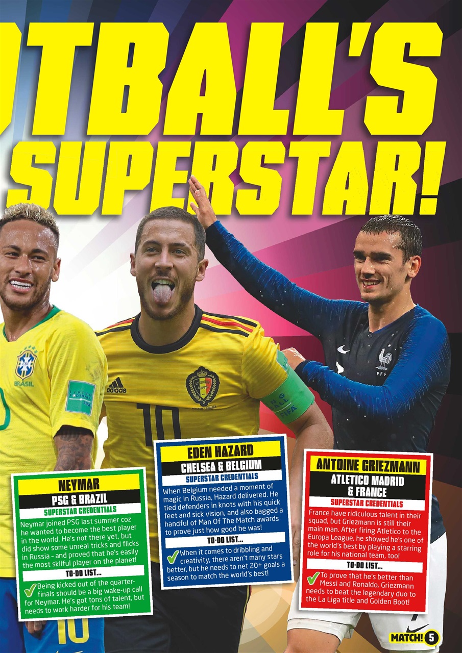 Match Magazine 17/07/2018 Back Issue