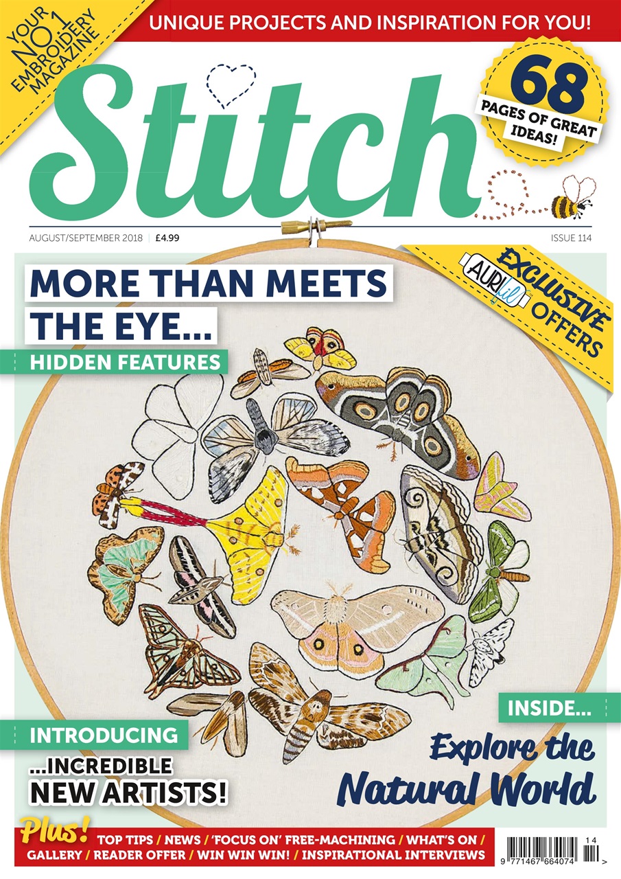 Stitch magazine Aug/Sept 18 Subscriptions Pocketmags