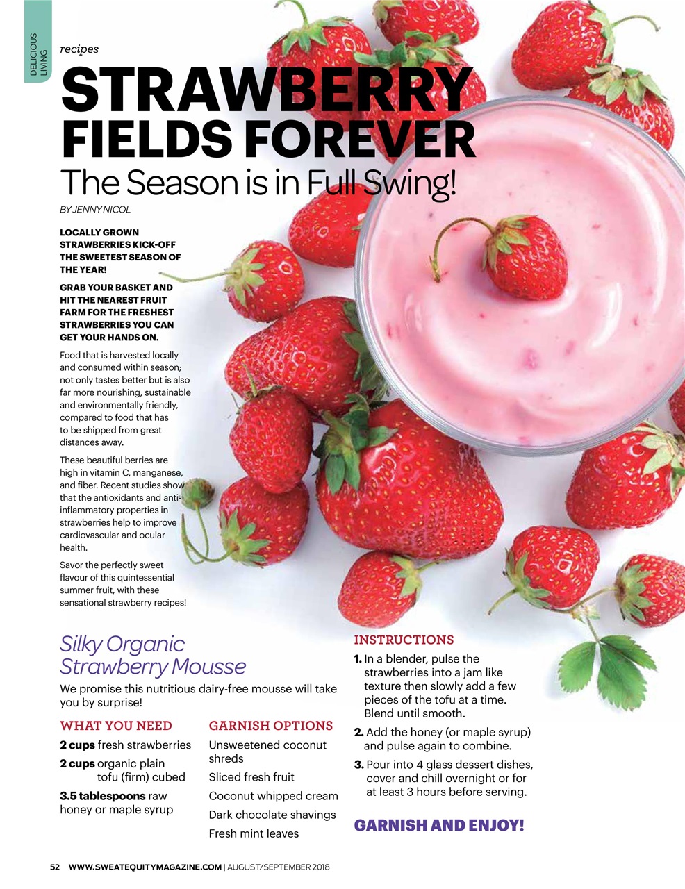 Sweat Equity Magazine Aug/Sept 2018 Back Issue