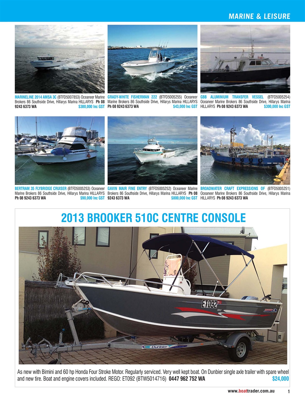 Boat Trader Australia Magazine 1812 Back Issue