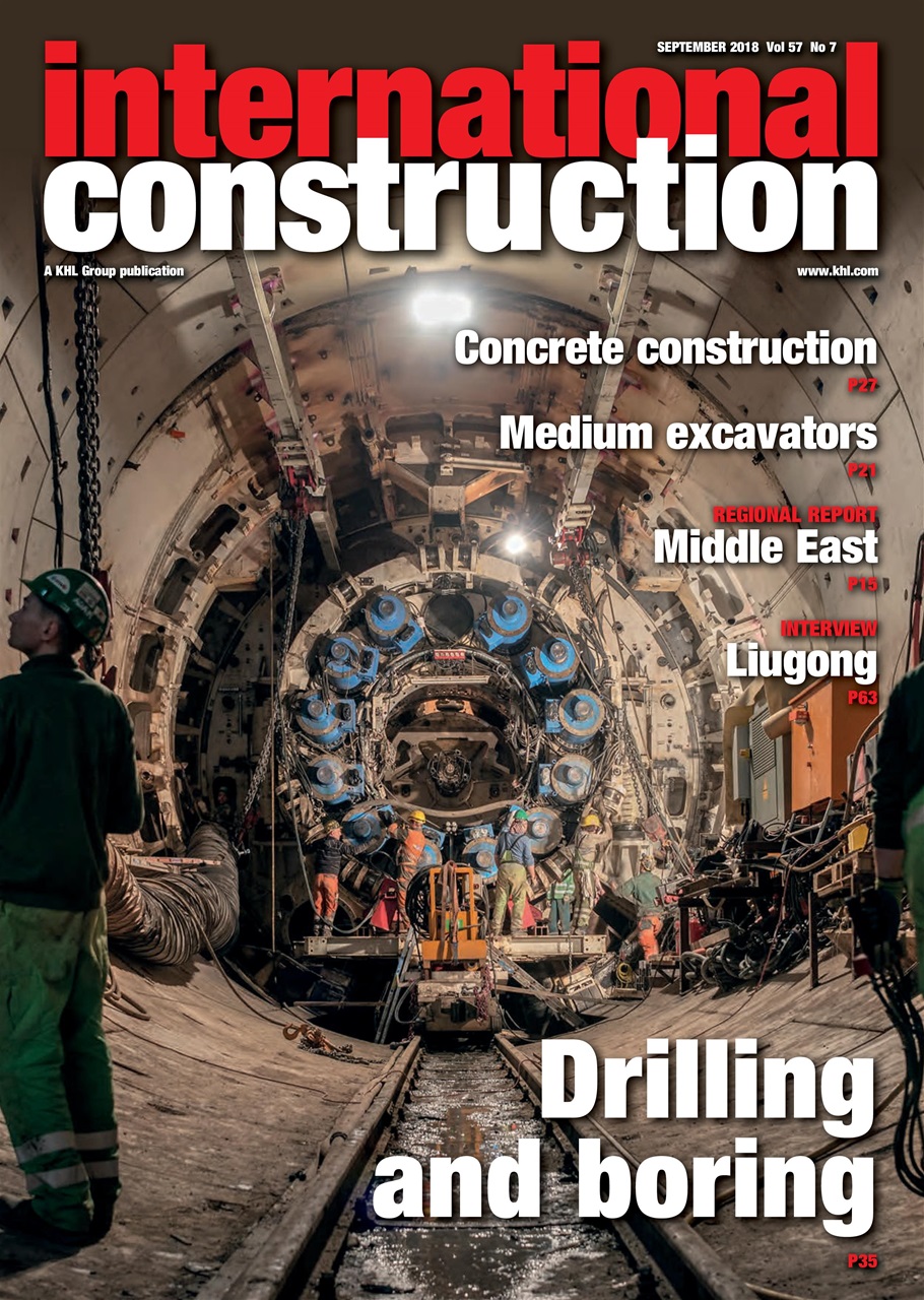 International Construction Magazine September 2018 Subscriptions
