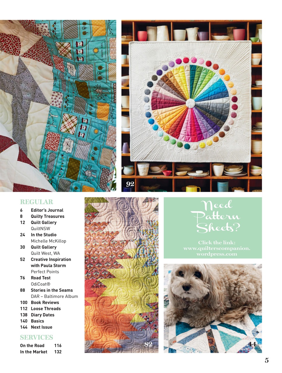 Quilters Companion Magazine Issue93 2018 Back Issue