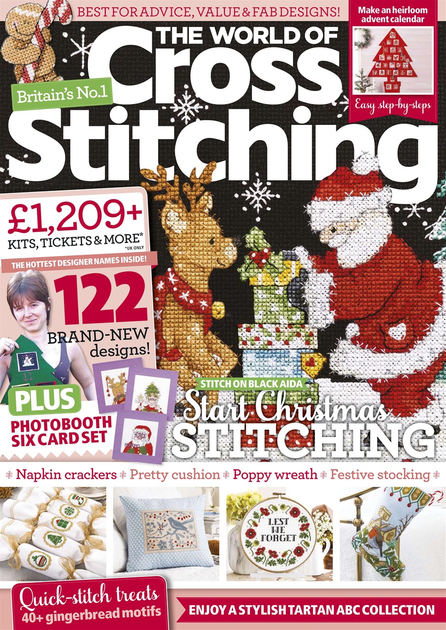 The World of Cross Stitching Magazine November 2018 Back Issue