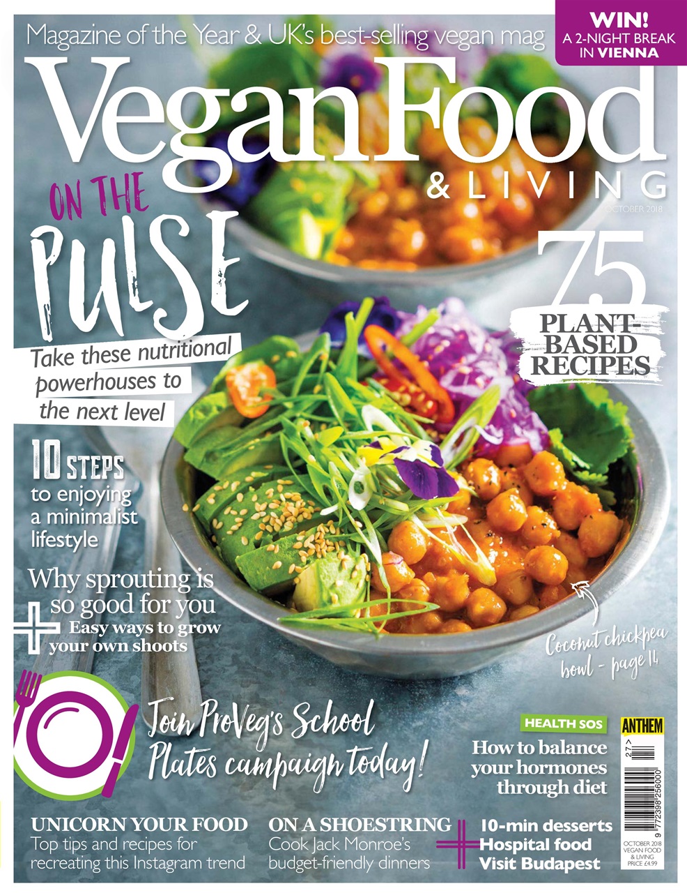 Vegan Food & Living Magazine - Oct-18 Subscriptions | Pocketmags