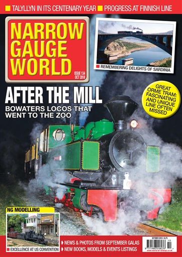 Narrow Gauge World Magazine - Oct-18 Back Issue